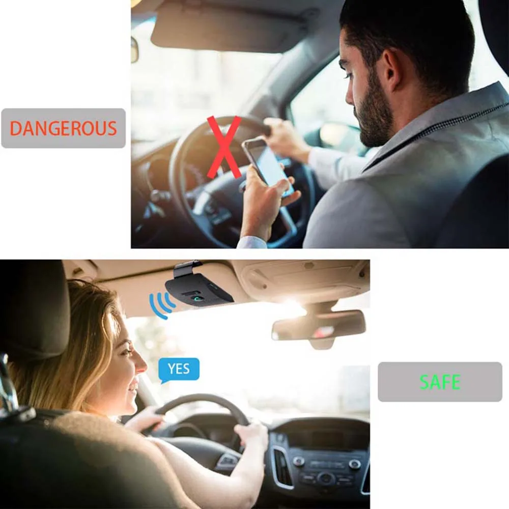 Автомобильный комплект громкой связи JINSERTA с Bluetooth автомобильный аудио адаптера