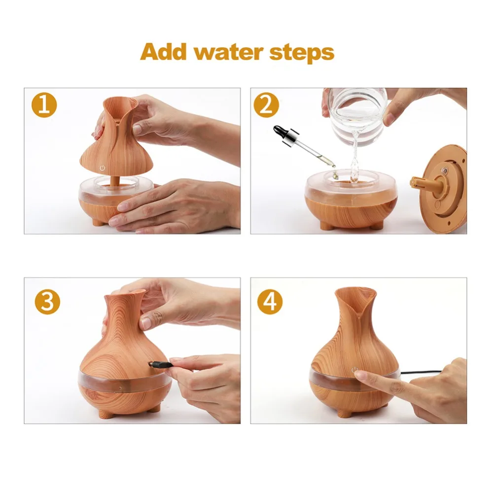 USB светодиодный Ночной светильник Электрический арома диффузор воздуха