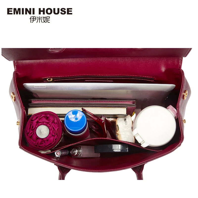EMINI HOUSE модный из кусочков кожи роскошные сумки женские дизайнерские
