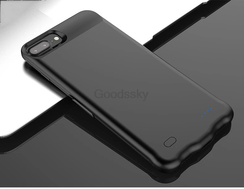 6200 мАч тонкий ультра тонкий чехол для зарядного устройства для iPhone 8, 7, 6, 6s Plus, Дополнительный внешний аккумулятор, чехол для зарядки iPhone 6, 6s, 7, 8, 5200 мАч