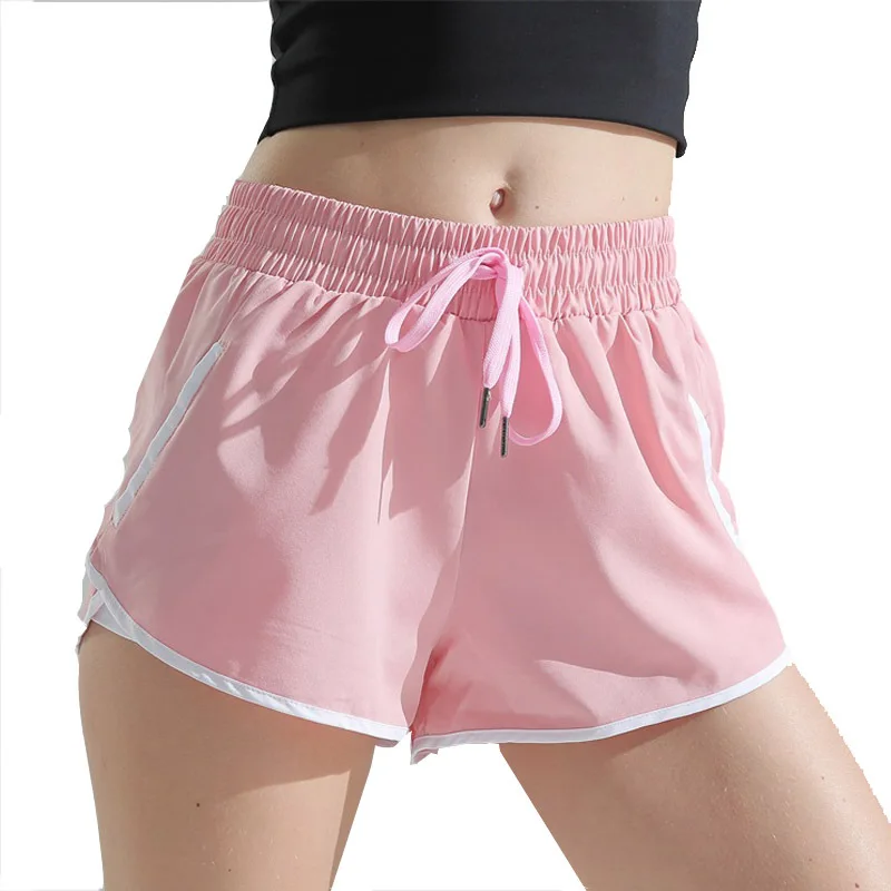 

women Jogging shorts breathable anti-light fitness yoga running hot short