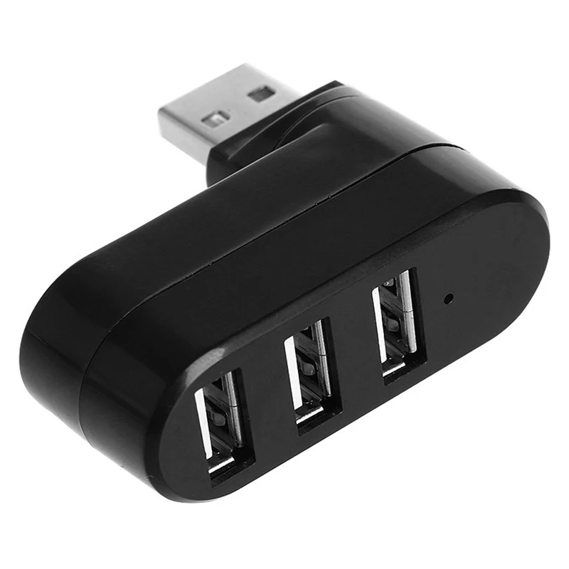 3 порта USB концентратор 2 0 Мини поворот 180 Мульти сплиттер адаптер ПК ноутбук для