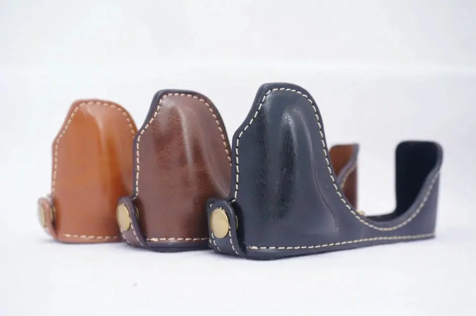 Камера сумка половина тела чехол для цифрового фотоаппарата Panasonic Lumix GF7 GF8 GF9 GF 9 8 7