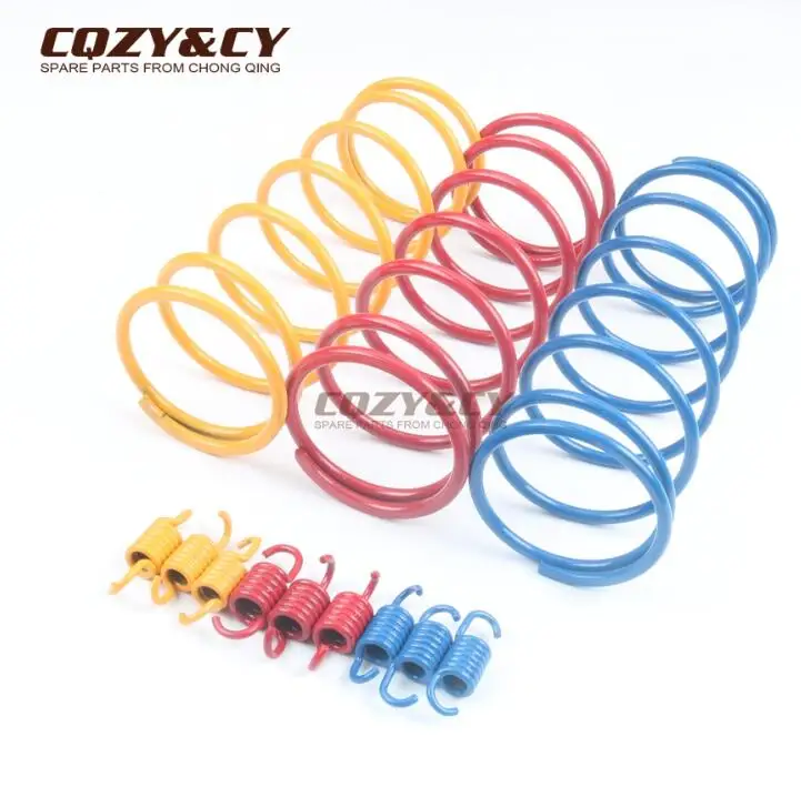 3 set spring Скутер 1K 1,5 K 2K сцепления пружины торсионные пружины для KYMCO agility как у людей S супер 8 125cc GY6 125/150 152QMI 157QMJ 4T - Цвет: 3 set spring