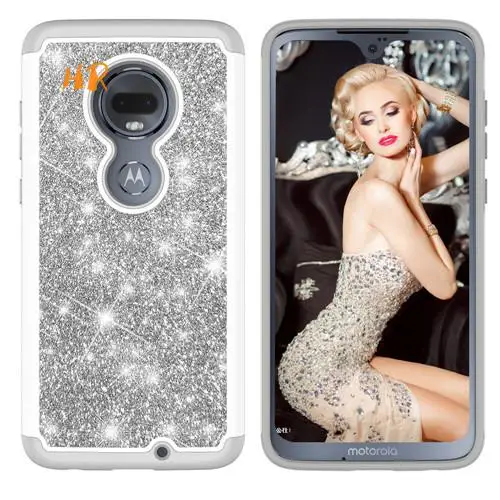 Shinning Glitter Cases For Motorola Moto G7 Power Play Plus CaseMotorola Z4 Case Silicon TPU Capa Fundas |