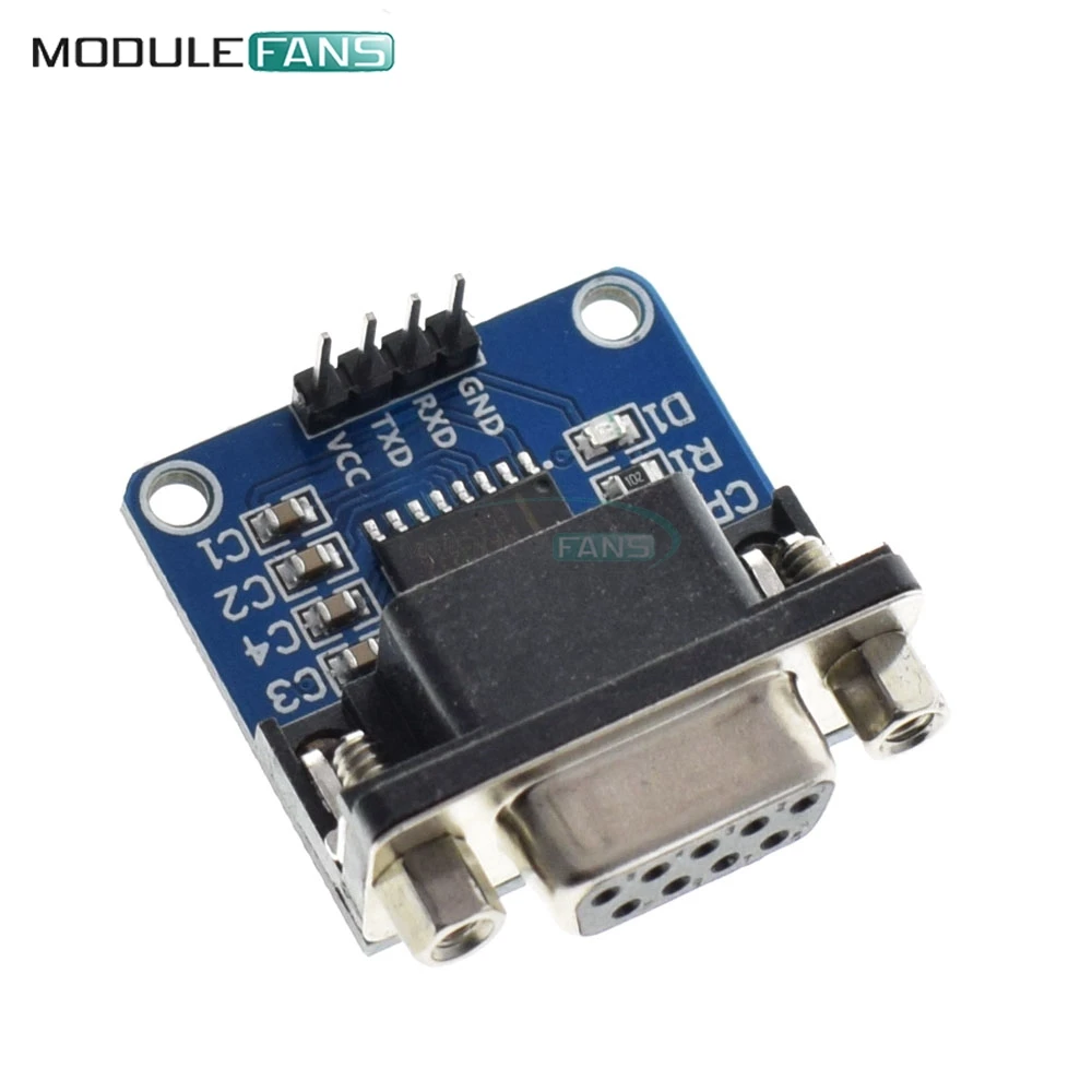 MAX3232 RS232 для TTL серийный Порты и разъёмы преобразователя постоянного тока с DB9