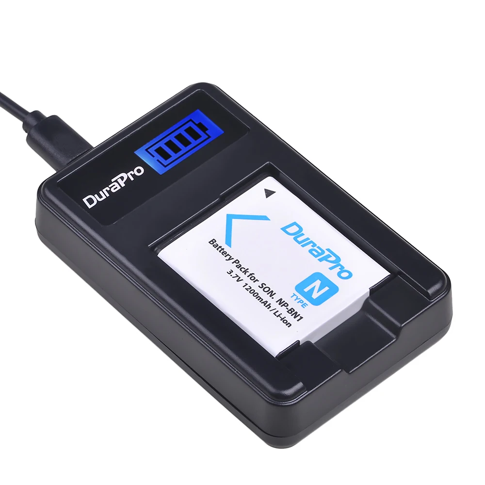 2 шт. 1200 мАч NP-BN1 NP BN1 NPBN1 камера литий-ионный аккумулятор + ЖК-USB зарядное устройство