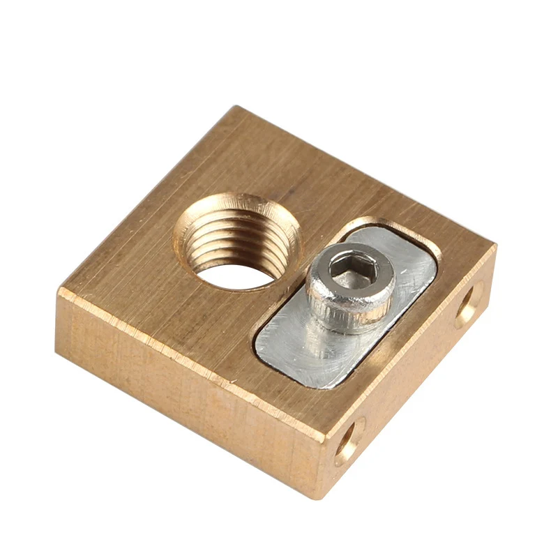 Латунная насадка медный Магнитный блок 4 мм нагревательный для Ultimaker3 UM3 NK-Shopping |