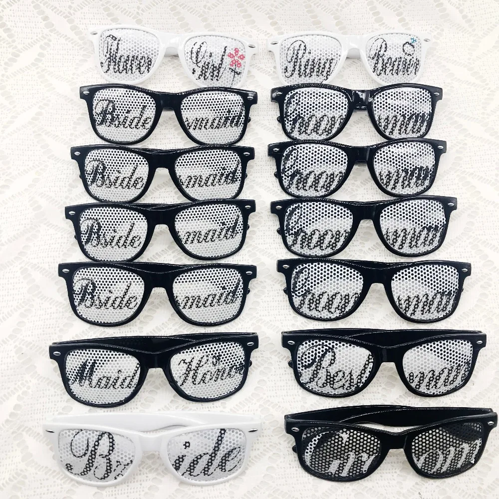 Набор солнцезащитных очков для свадьбы вечеринки невесты и жениха | Дом сад