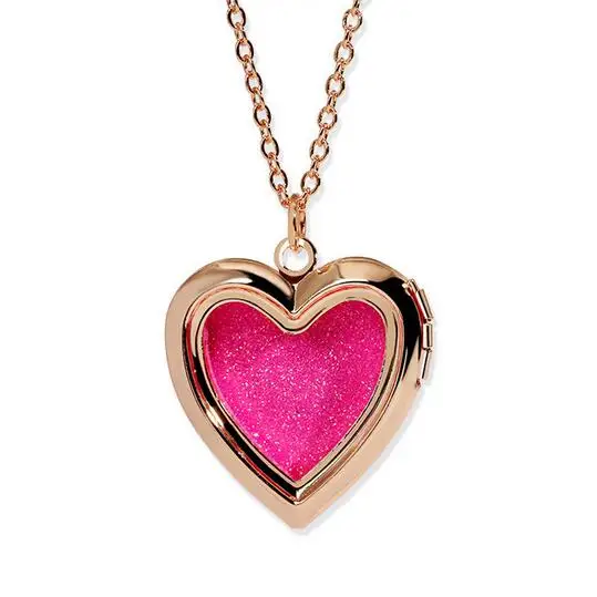 Романтическая Красочная картина фото память сердце кулон медальон ожерелье с