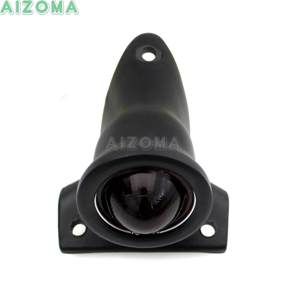 Черный винтажный задний фонарь для мотоциклов светодиодный тормозной номерной