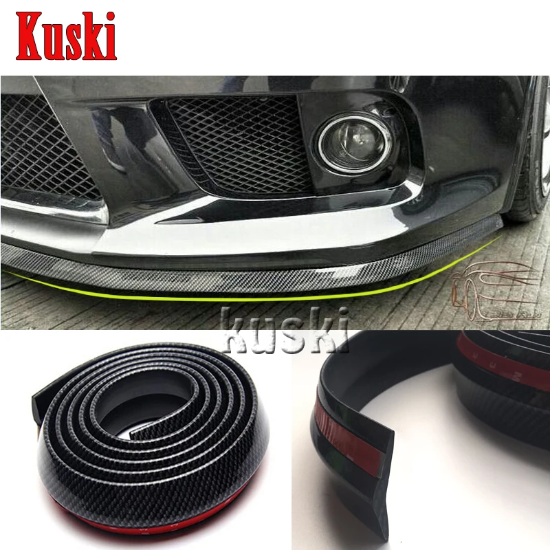 2 5 м автомобильный передний подбородок Стикеры для спойлера ДЛЯ Subaru Forester Impreza XV Ford