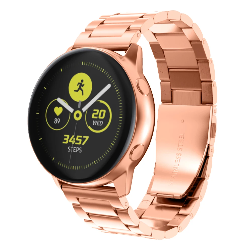 Tschick для samsung Galaxy Watch Active(40 мм) SM-R500 ремешки для умных часов, Нержавеющая сталь Band+ Milanese Loop замена группы