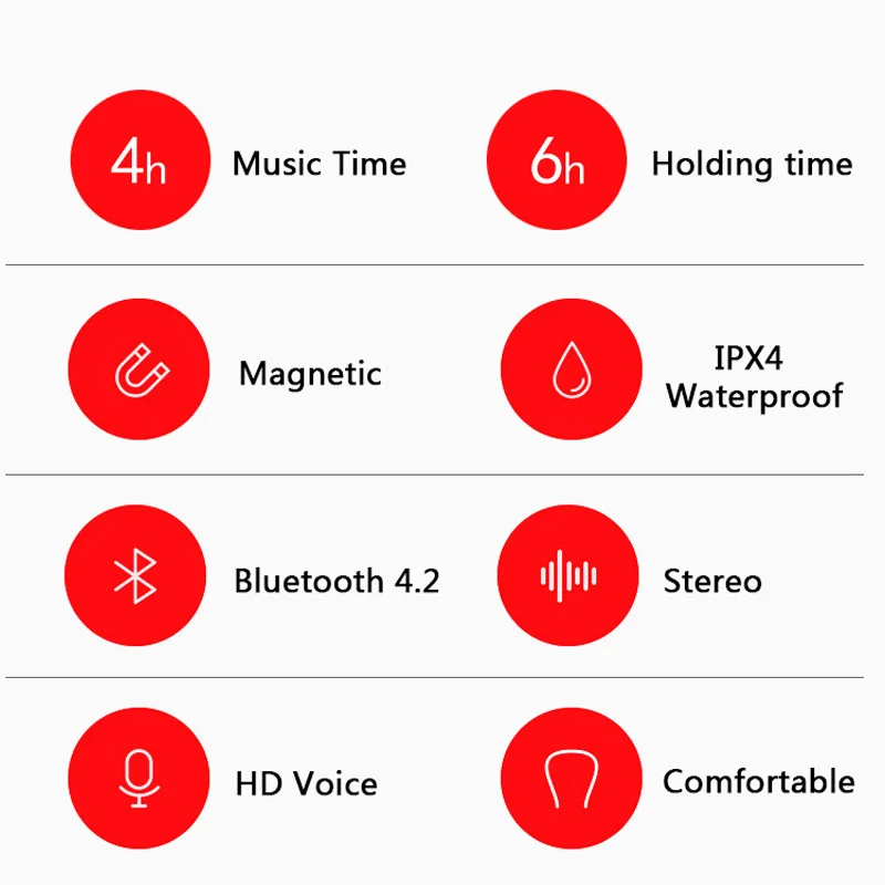 Новые спортивные Bluetooth наушники беспроводные стерео 4 2 гарнитура Поддержка TF