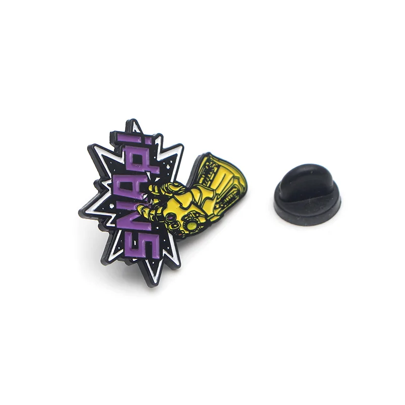 P3755 Dongmanli модные забавные Thanos Infinity Gauntlet крутые металлические эмалированные булавки и броши для нагрудного значка