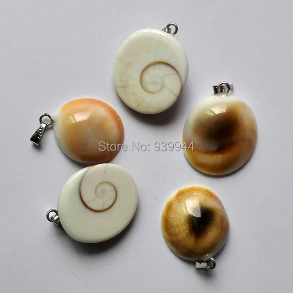 Бесплатная доставка натуральная подвеска Улитка для ювелирных изделий