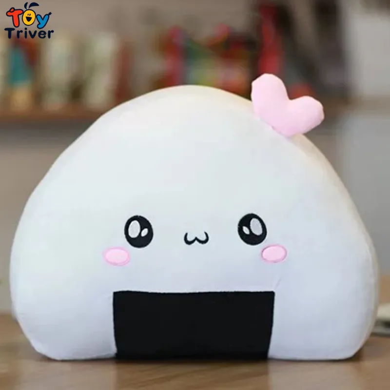 Японская анимация вокруг Onigiri Суши рис Плюшевые игрушки Kawaii мягкая подушка