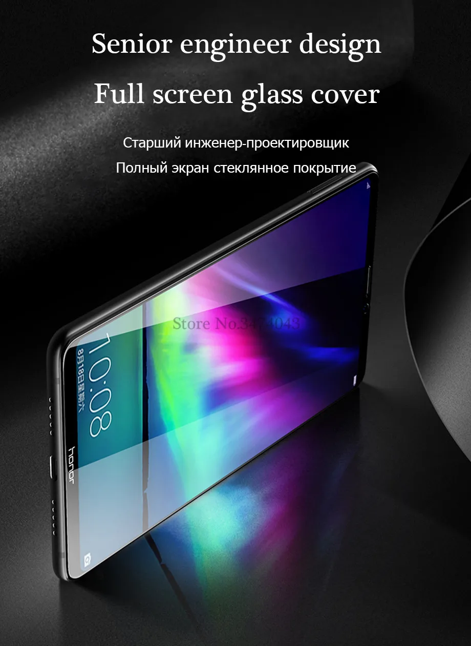 2 шт./лот, полностью закаленное стекло для huawei Honor Note 10, защита экрана 9H 2.5D для Honor Note 10 Note10, закаленное стекло 6,95 дюйма