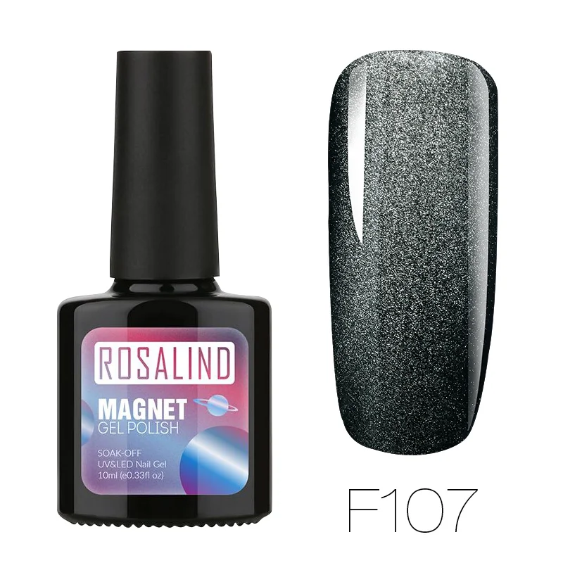 ROSALIND кошачьи глаза гель лак для ногтей Vernis полуперманентные гибридные Лаки с кошачьим глазом волшебное верхнее покрытие Декоративный Лак для ногтей - Цвет: RBF107