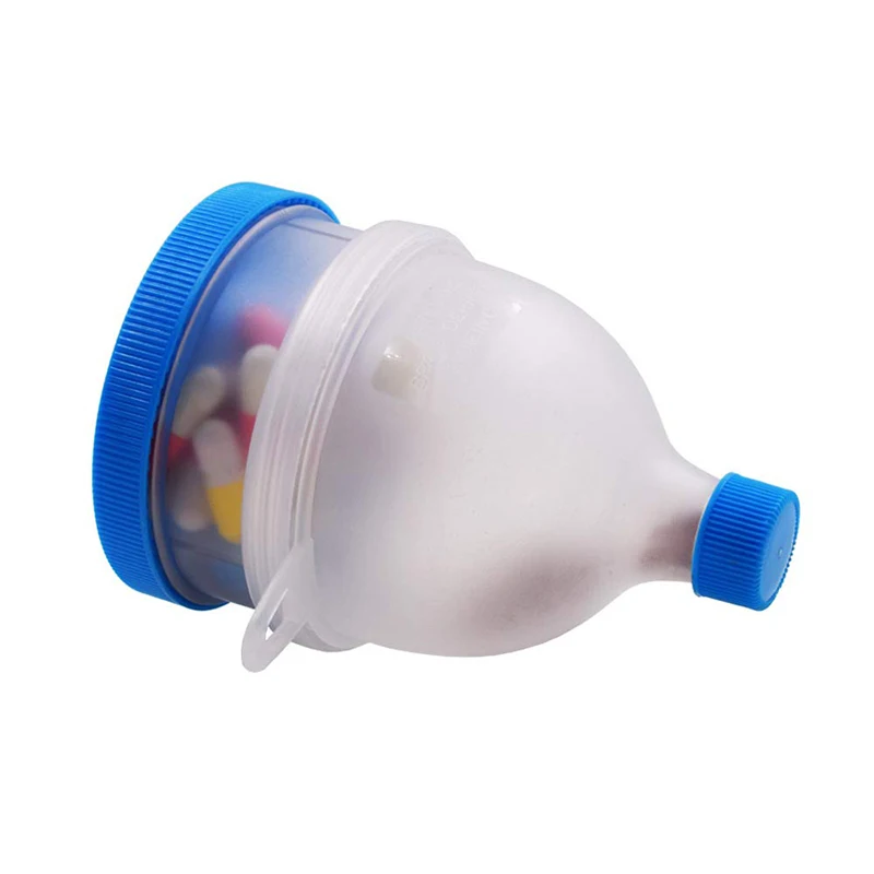 UPORS 2 Layers Protein Powder Funnel Portable Fill Funnel Gym Partner for Water Bottle and Protein Shaker Bottle BPA Free