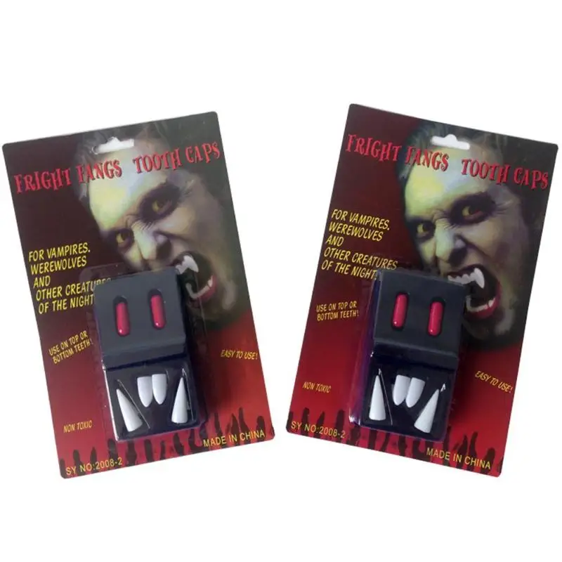 Горячая Распродажа ужасная Реплика крови поддельные зубы дьявол урод зомби