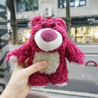 cartoon bear phone case for iphone11 pro max xs xr 8plus 7 6splus cute fluffy cover phone case for iphonese 5 11pro plush dolls