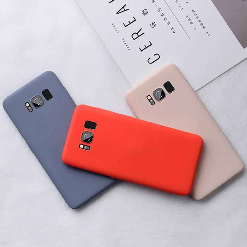 Официальный чехол FCOWB для samsung s9 из жидкого силикона роскошный брендовый телефона