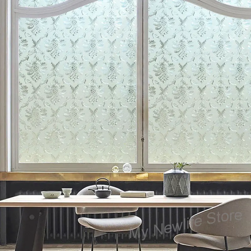 3D статическая прозрачная оконная пленка в форме подковы на стеклянную наклейку