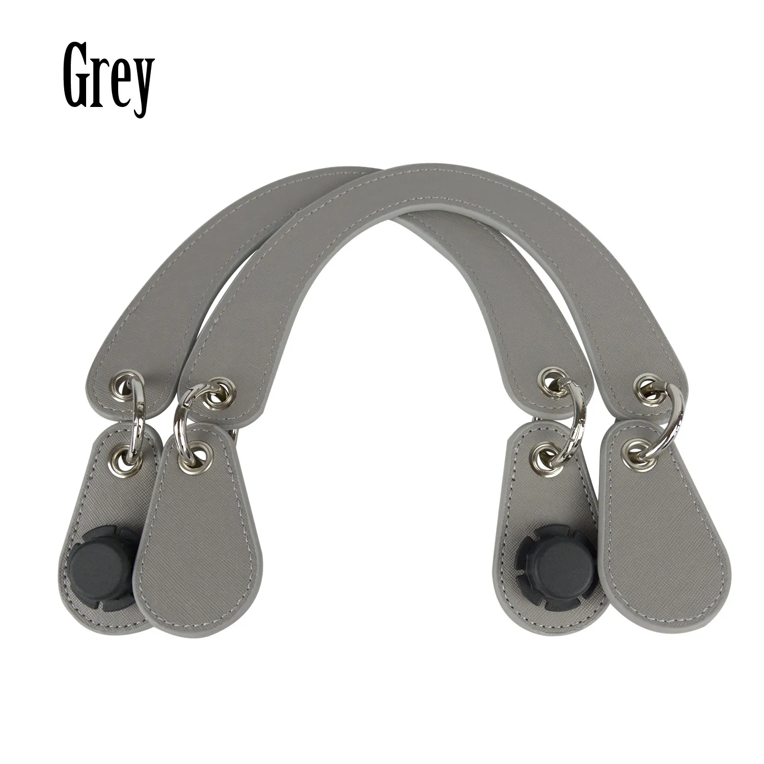 grey Новые изогнутые кожаные съемные капли для пояса ручка для классического мини Obag Huntfun квадратная сумка городской шик женская сумка O сумка - Цвет: grey