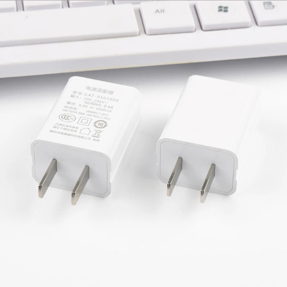 Зарядное устройство с USB-портом и вилкой Стандарта США 100 шт. настенный адаптер