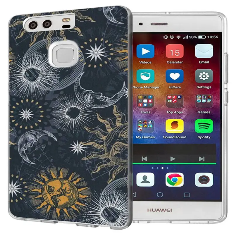 Soft TPU Pattern Silicone Case For Huawei P9 P10 Lite P8 2016 2017 Y5 II 2 Y5ii / Y6ii Ultra Slim Cover Capa A154 |