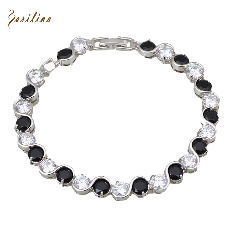 Бижутерия оптом и в розницу белого черного цвета с украшением виде кристаллов