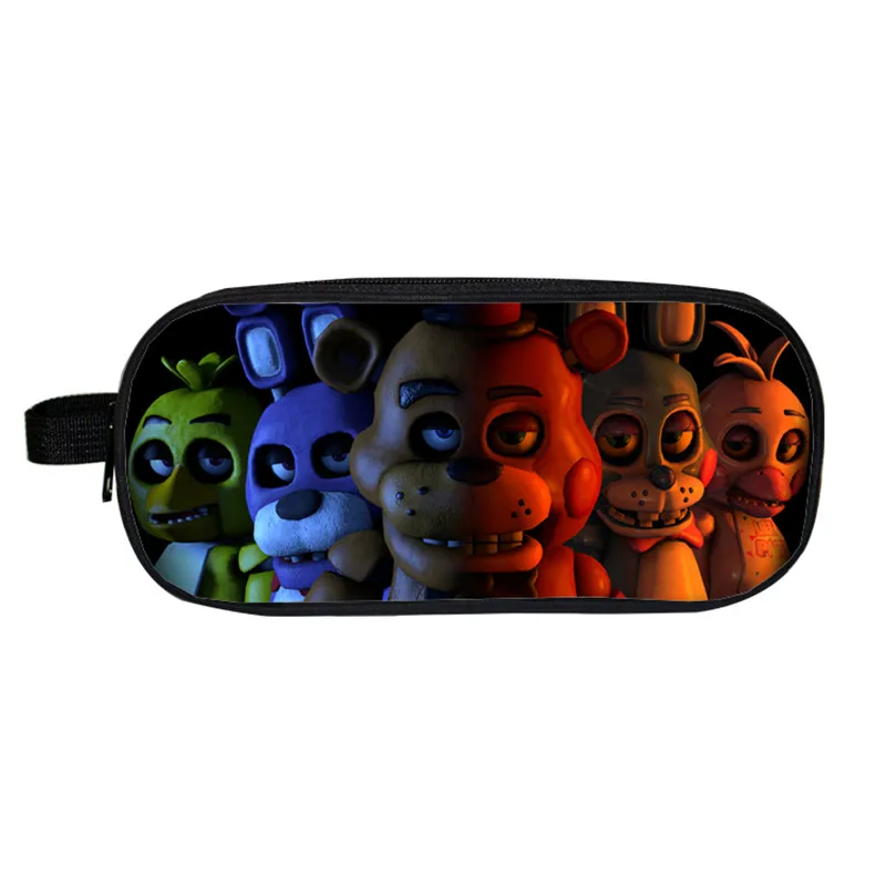 Косметический Чехол Five Nights at Freddy s Fnaf, органайзер для канцелярских принадлежностей, сумка для хранения, чехол Five Nights at Freddys, держатель для карандашей, сумки - Цвет: QBB FLD71