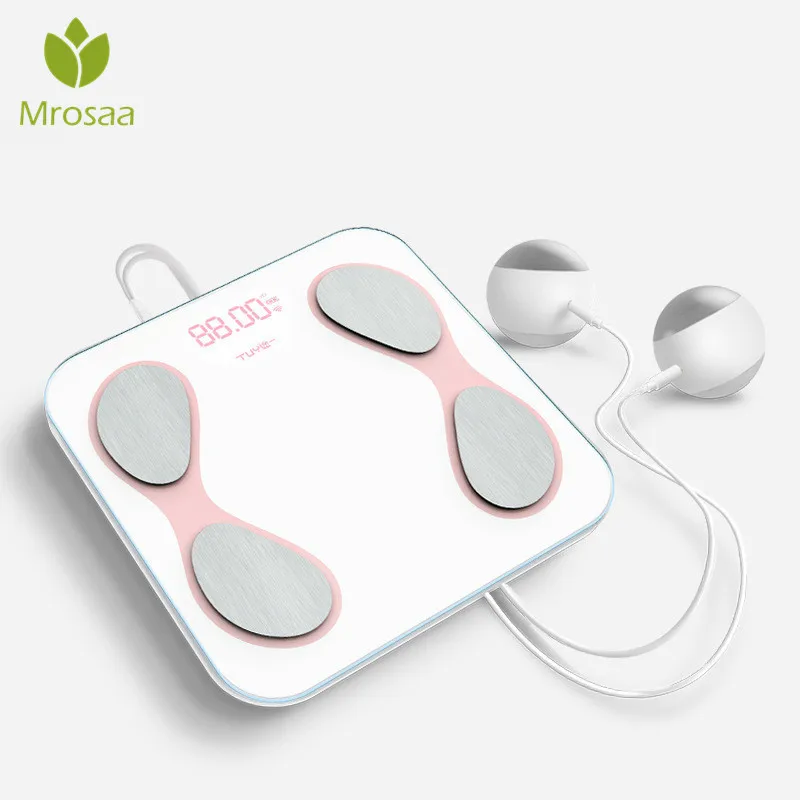 Весы с Bluetooth напольные весы для ванной умные подсветкой ИМТ вес тела 4/8 электроды