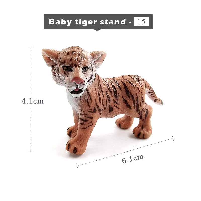 

Мини-фигурка льва, тигра, рыси SIBAOLU