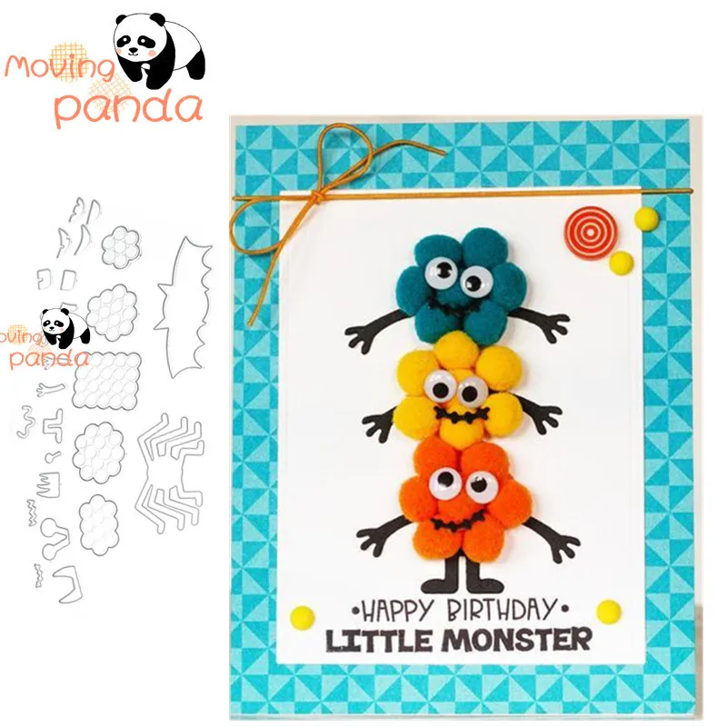 26 шт. металлические режущие штампы MONSTER MASH форма для скрапбукинга бумага