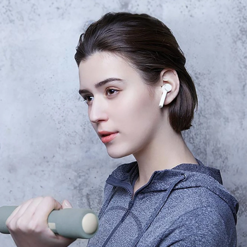 Xiaomi Mi AirDots Молодежная версия TWS Bluetooth наушники беспроводные наушники-вкладыши ANC автоматическая пауза кран управление наушники гарнитура