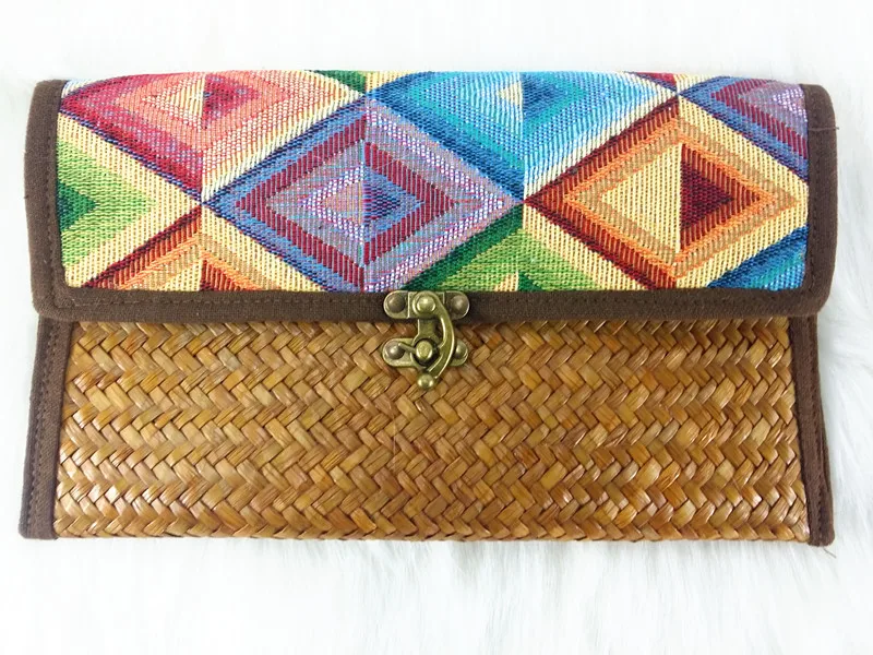 Лидер продаж! Оригинальные тайские сумочки ручной работы из бамбука и ротанга