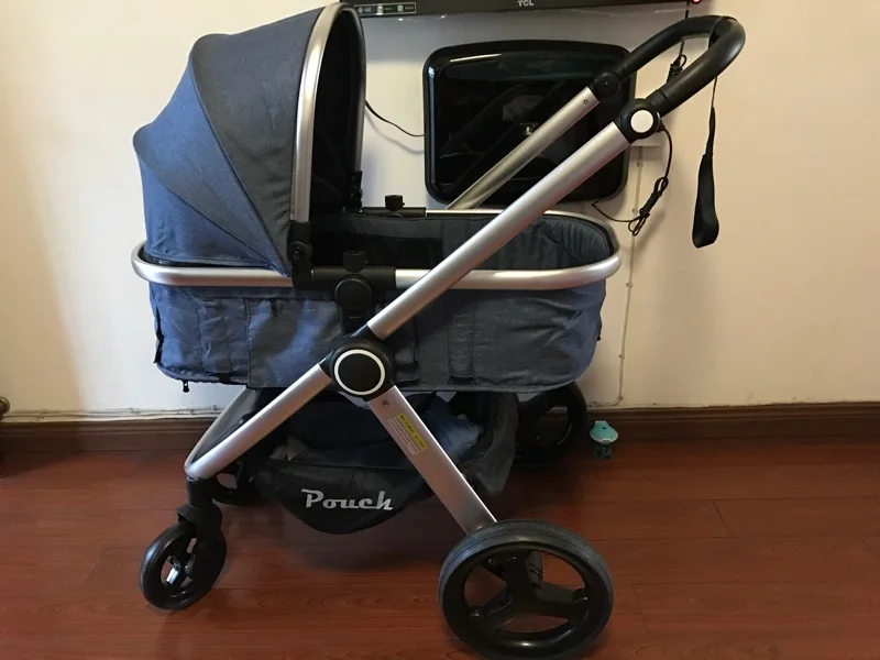 Роскошная Коляска 2 в 1/3 в 1 коляска Puchair+ Независимый спальную корзинку+ безопасное автокресло, роскошные детские коляски. 3 в 1 тележка