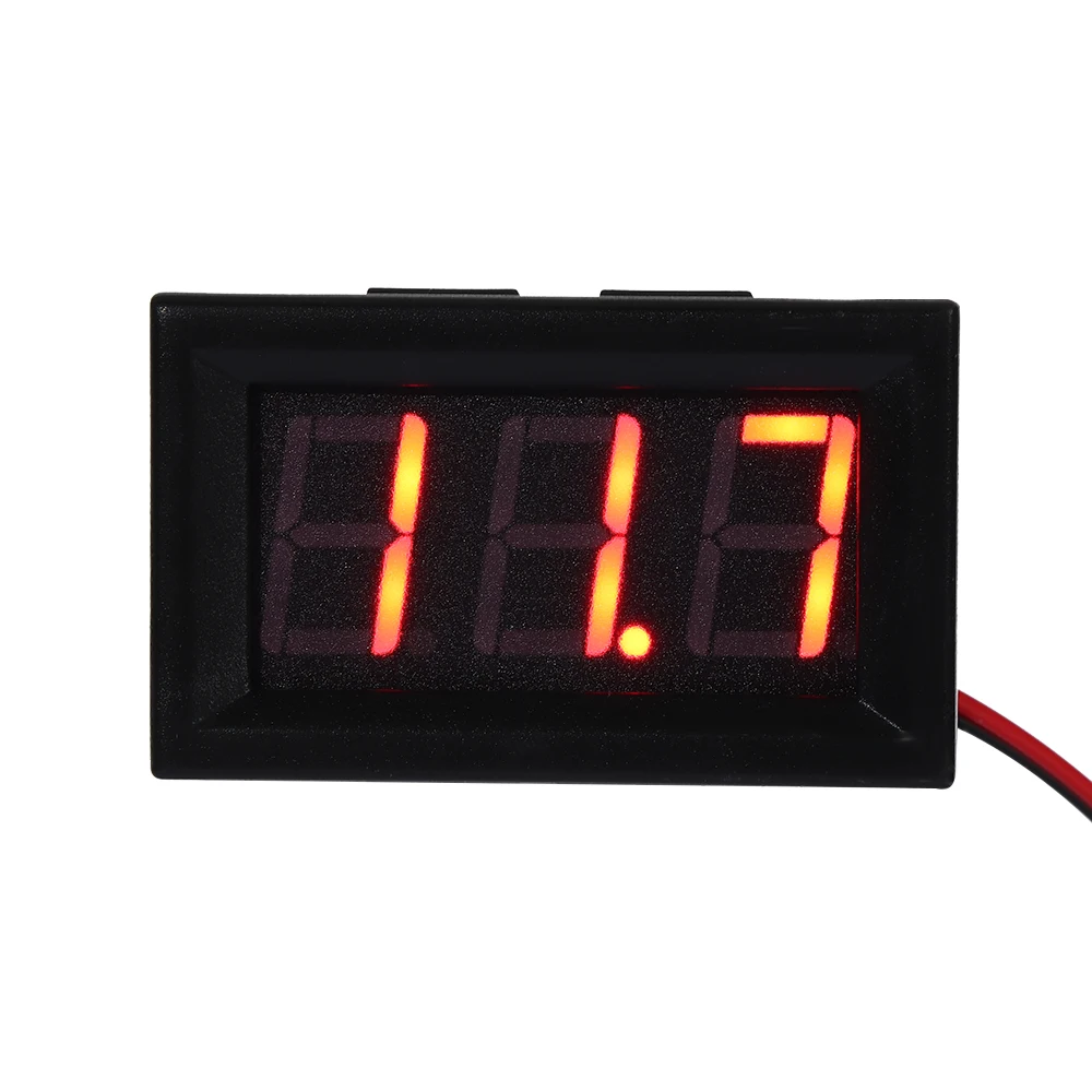 Автомобильный DC2.5-30V напряжения, светодиодный дисплей, Мини вольтметр, цифровой тестер, автоматический датчик, аккумулятор мотоцикла, портативное внутреннее оборудование