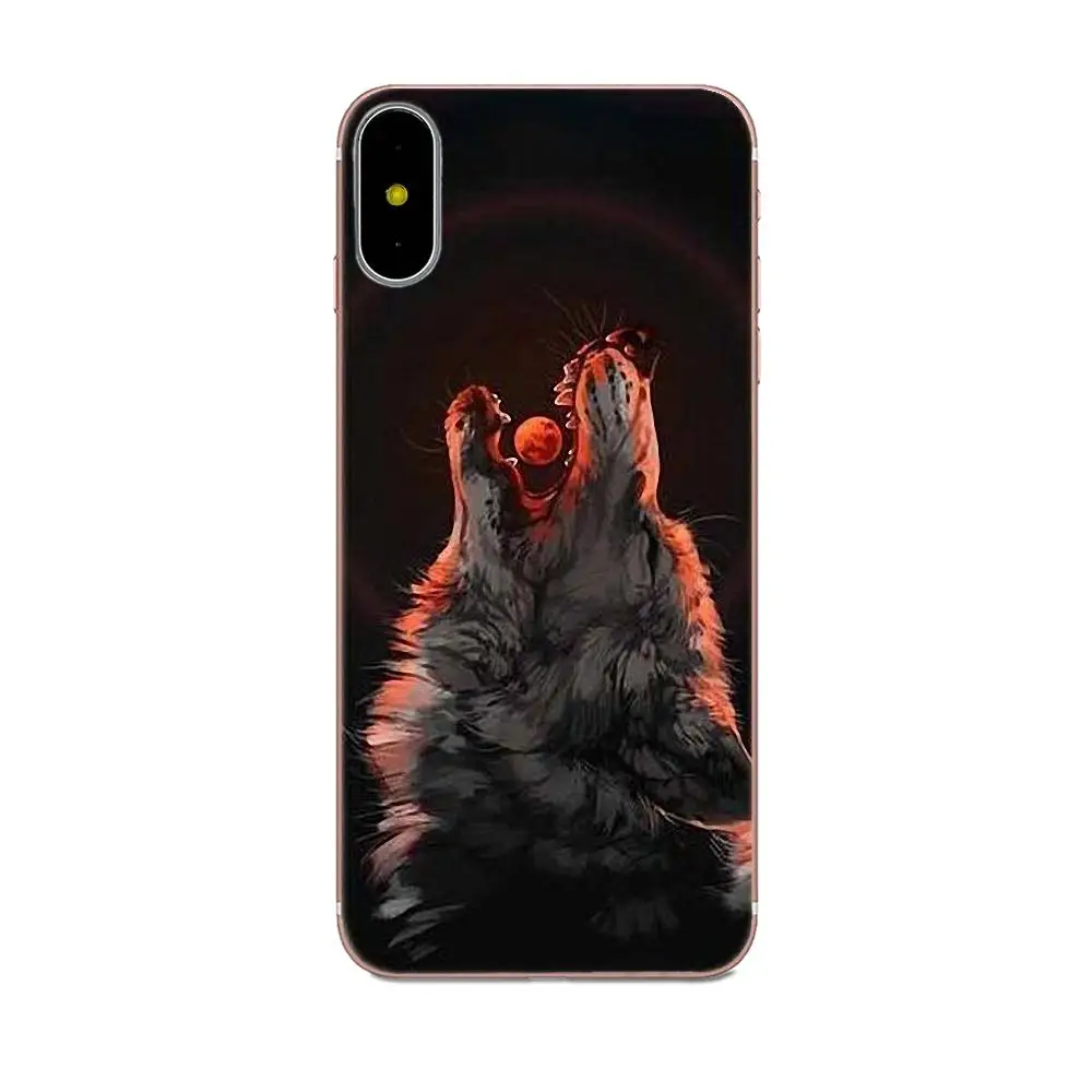 Мягкий чехол для Galaxy A3 A5 A7 On5 On7 2015 2016 2017 Grand Alpha G850 Core2 Prime S2 I9082 Howling Wolf Pictures |