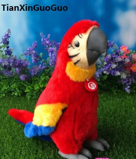 new arrival about 26cm lovely red parrot bird plush toy soft doll birthday gift w0900 | Игрушки и хобби