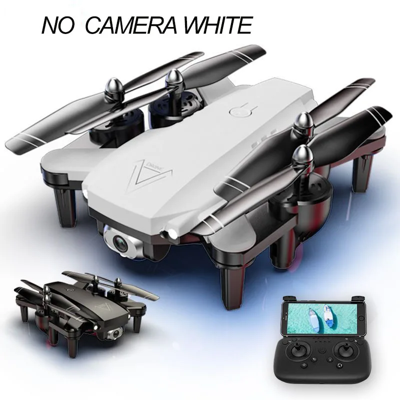 no camera white Дрон с 720 P/1080 P камерой RC вертолеты дроны без камеры gps rc игрушки 2,4G оптическое положение потока антенна rc Квадрокоптер - Цвет: no camera white