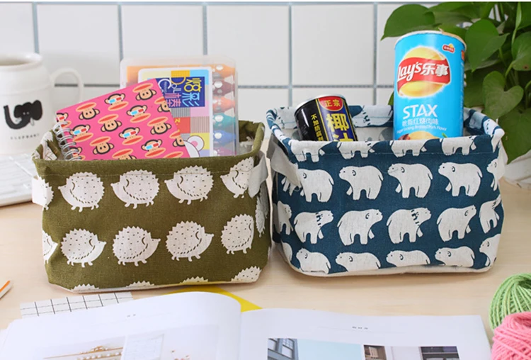 MICCK DIY корзина для хранения офисного рабочего стола макияж организовать складной ящик для хранения нижнего белья ювелирные изделия канцелярские контейнер для белья Baskek