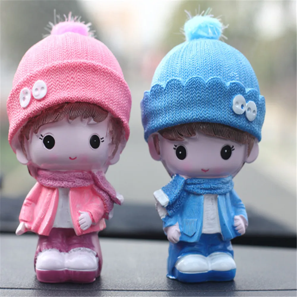 Украшение для автомобиля игрушки куклы из смолы модный автомобильный Стайлинг