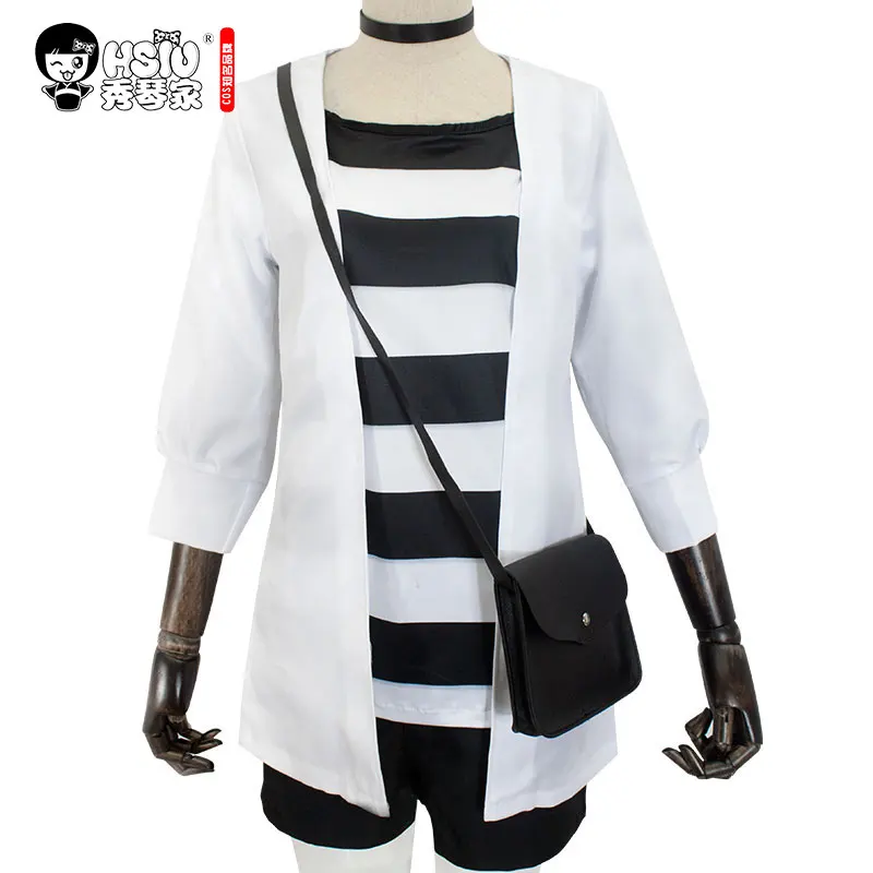 Costume HSIU/Новинка; высокое качество; костюм ангелов смерти для косплея Рейчел Гарднер; парики для игр; рюкзак; обувь для Хэллоуина; карнавальный костюм - Цвет: Costume