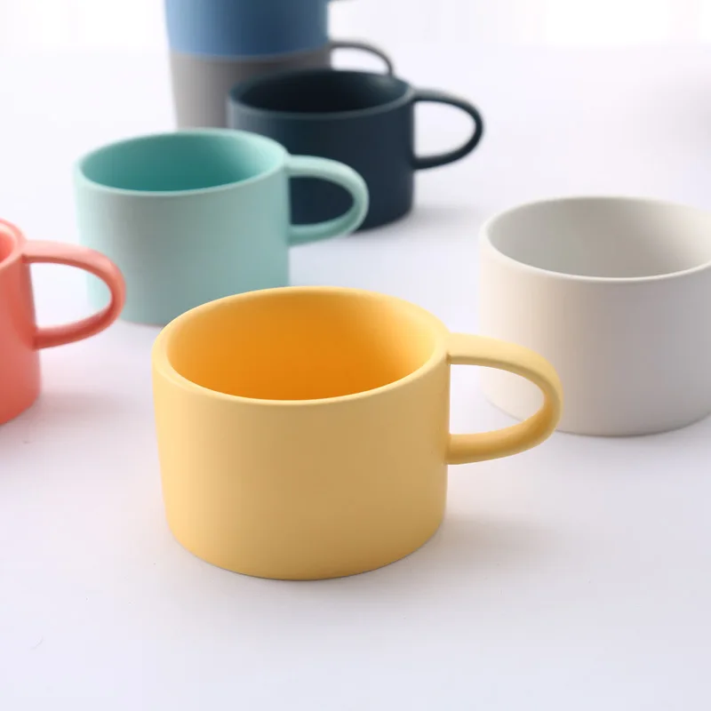 Короткая цветная кофейная кружка с макаронами Lover Milk Nespresso чашка Tazas Para кафе