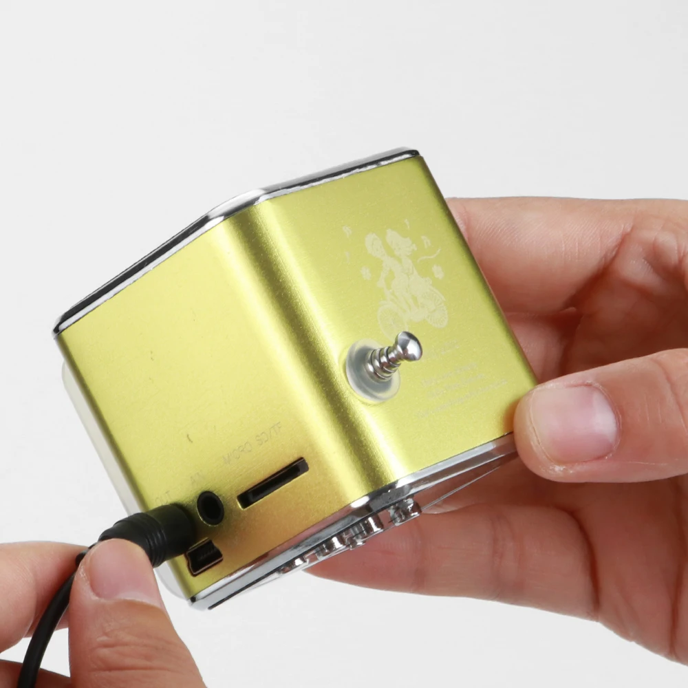 Мини динамик с поддержкой Bluetooth TF USB FM портативный стерео s цифровой ЖК дисплей