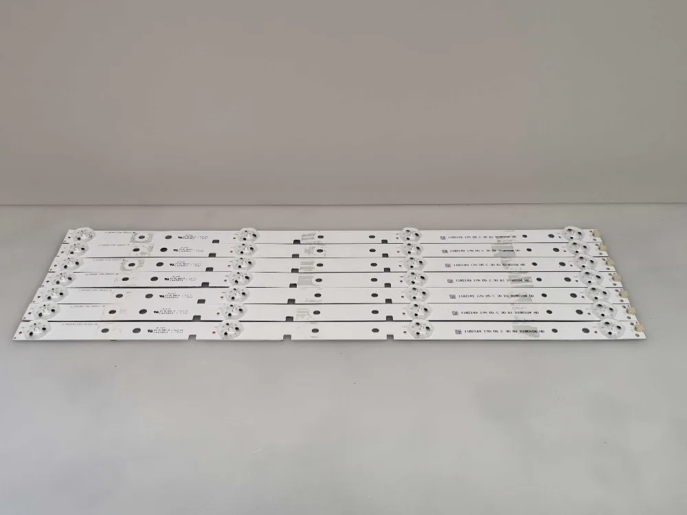 

1set=7Pieces LED Backlight strip 4 lamps Hi sense H43N2100C JL.D42641330-003CS-M 43CF59-T2 T430HVN01.0 LED43K3100
