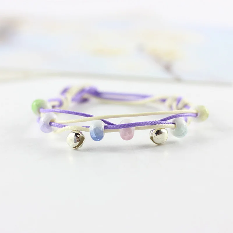 Многоуровневый браслет с шармами красочные керамические бусины регулируемые